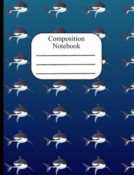 Composition Notebook: Shark Polka Dot Wide Ruled Composition Book - 120 Pages - 60 Sheets