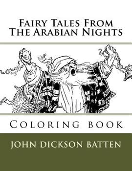 Paperback Fairy Tales From The Arabian Nights: Coloring book