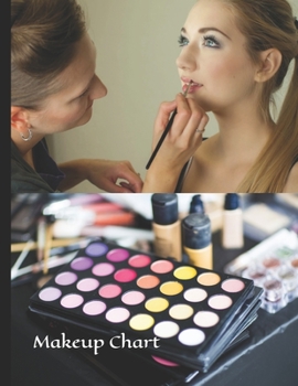 Paperback Makeup Chart: Paper Chart for Makeup Artist Book
