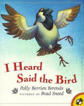 Paperback I Heard Said the Bird Book