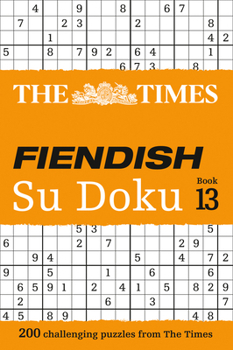 Paperback The Times Fiendish Su Doku: Book 13 Book
