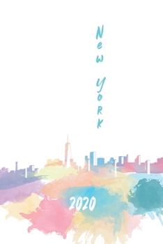 Paperback New York 2020: 6x9 Planner with monthly weekly calendars and monthly budgets Book
