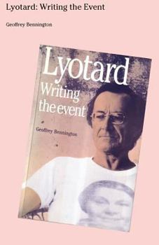 Paperback Lyotard: Writing The Event Book