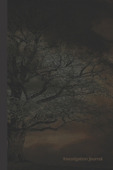 Investigation Journal: Mystery Solving Notes Notebook - Paranormal Investigator Log Notepad - Unusual Crime Scene Records Diary - Play and Professional Research Pad - Night Search Theme