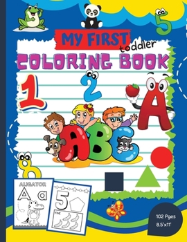 My First Toddler Coloring Book