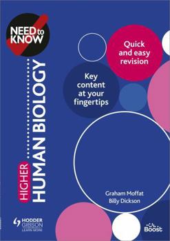 Paperback Need to Know: Higher Human Biology Book