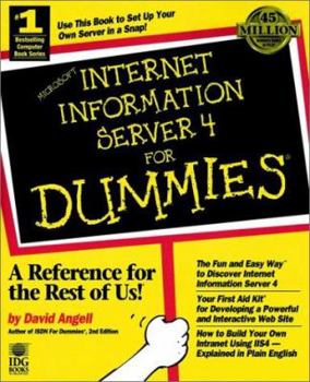 Paperback Microsoft? Internet Information Server 4 for Dummies? Book