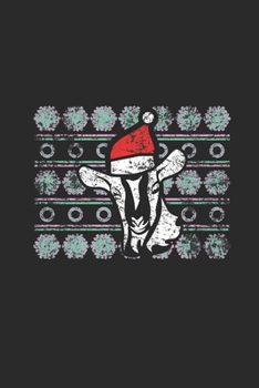 Ugly Christmas Goat: Dotted Bullet Notebook (6" x 9" - 120 pages) ~ Christmas Themed Notebook for Daily Journal, Diary, and Gift