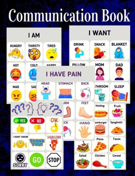 Paperback Communication Picture Book: Non-Verbal Communication Book With Pictures And Words Book