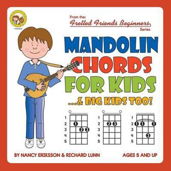 Paperback Mandolin Chords for Kids...& Big Kids Too! Book