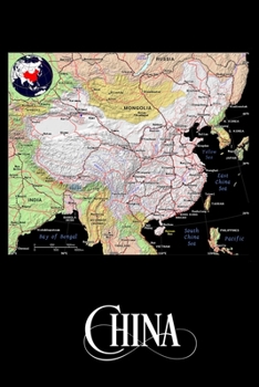 China: Map of China Notebook