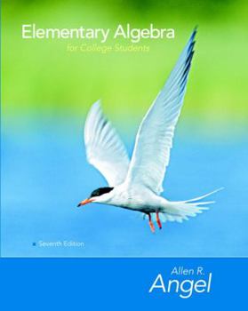 Hardcover Elementary Algebra for College Students [With CD-ROM] Book