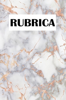 Paperback Rubrica: Rubrica dalla a alla z [Italian] Book