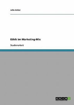 Paperback Ethik im Marketing-Mix [German] Book