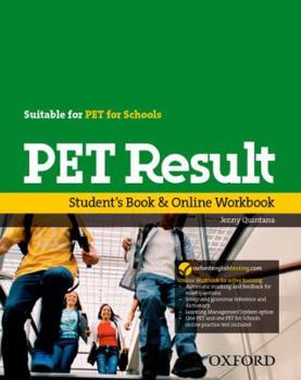 Paperback Pet Result Student's Book and Online Workbook with One Pet and Pet for Schools: Practice Text Book