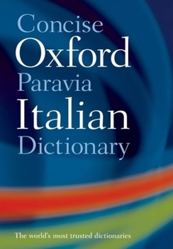 Hardcover Oxford Paravia Italian Dictionary Book