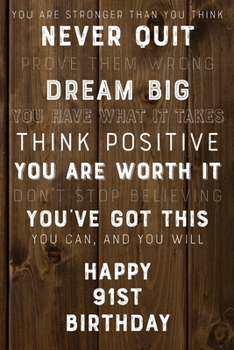 Paperback You Are Stronger Than You Think Never Quit Prove Them Wrong Dream Big You Have What It Takes Think Positive You Are Worth It Dont Stop Believing You'v Book