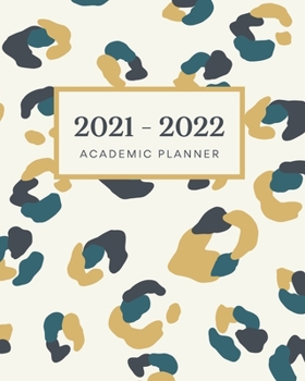 Paperback 2021-2022 Academic Year Planner: Weekly Monthly Planner July 2021 - June 2022 Daily Spreads To-Do List Modern Abstract Cover Book