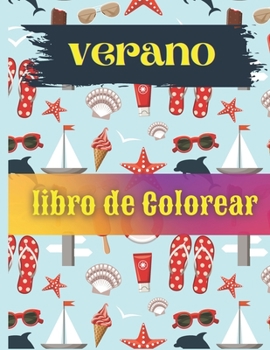 Paperback verano libro de colorear: Playa libro de colorear para ninos, Libro de colorear de verano, 40pagina Book