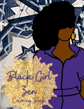 Paperback Black Girl Zen Coloring Book