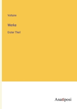 Paperback Werke: Erster Theil [German] Book