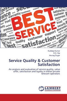 Paperback Service Quality & Customer Satisfaction Book