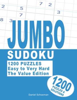 Paperback Jumbo Sudoku: 1200 Puzzles with 4 Levels. Book