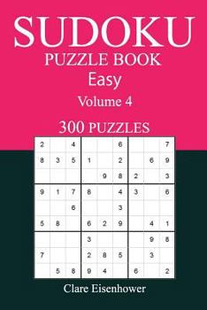 Paperback 300 Easy Sudoku Puzzle Book: Volume 4 Book