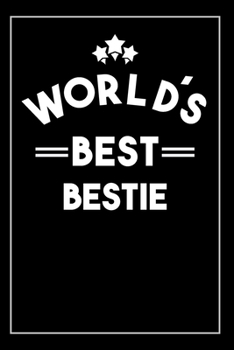 Paperback Worlds Best Bestie: Blank Lined Notebook Book