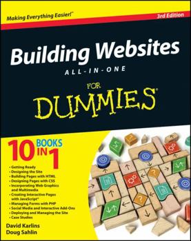 Paperback Building Websites All-in-One For Dummies, 3rd Edition Book