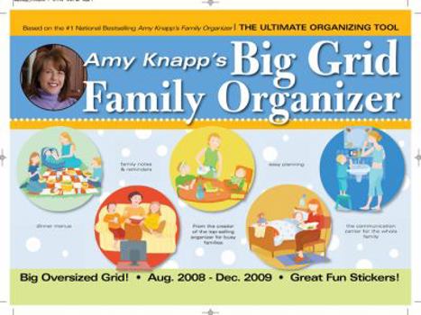 Calendar Amy Knapp's Big Grid 2009 Family Organizer: 17 Month Calendar Book