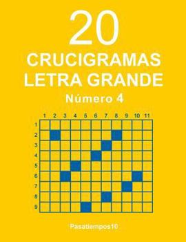 Paperback 20 Crucigramas Letra Grande - N. 4 [Spanish] Book