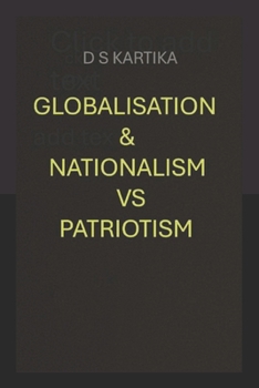 Paperback Globalisation & Nationalism Vs Patriotism Book