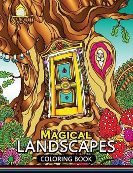 Paperback Magical Landscapes Coloring Books: Stress-relief Coloring Book For Grown-ups Book