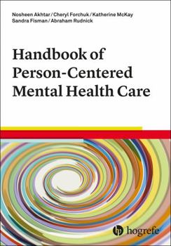 Paperback Handbook of Person-Centered Mental Health Care Book