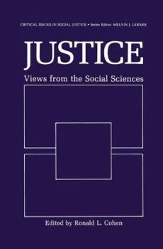 Paperback Justice: Views from the Social Sciences Book