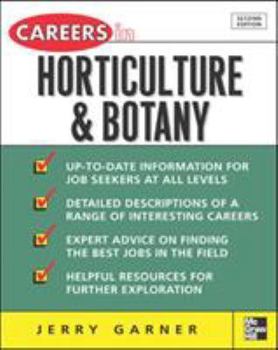 Paperback Careers in Horticulture and Botany Book