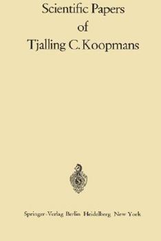 Hardcover Scientific Papers of Tjalling C. Koopmans Book