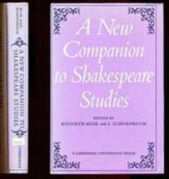 Hardcover New Companion to Shakespeare Book