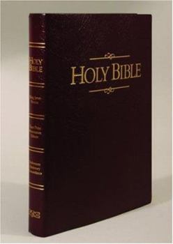 Imitation Leather Holy Bible, Giant Print Presentation Edition: King James Version, Burgandy Cover Book