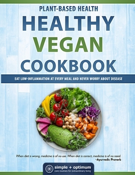Paperback Healthy Vegan Cookbook: Plant-Based Health Book