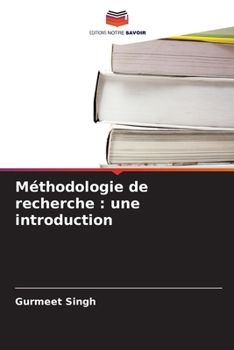 Paperback Méthodologie de recherche: une introduction (French Edition) [French] Book