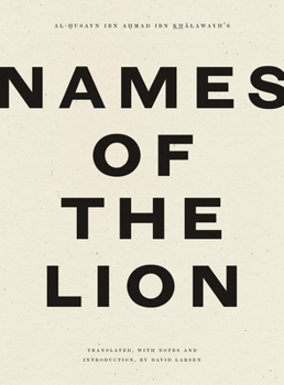 Paperback Names of the Lion Book