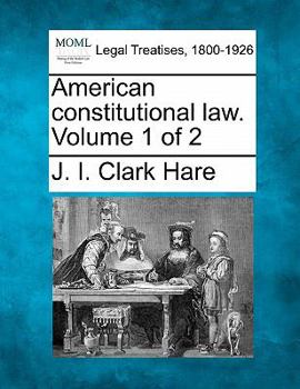 Paperback American constitutional law. Volume 1 of 2 Book