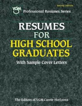 Paperback Resumes for High School Graduates Book