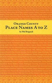 Paperback Orange County Place Names A to Z Book