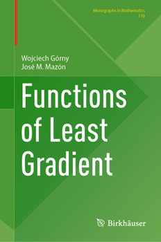 Hardcover Functions of Least Gradient Book