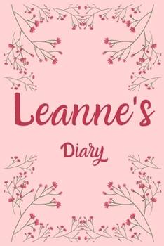 Paperback Leanne's Diary: Leanne Named Diary/ Journal/ Notebook/ Notepad Gift For Leanne's, Girls, Women, Teens And Kids - 100 Black Lined Pages Book