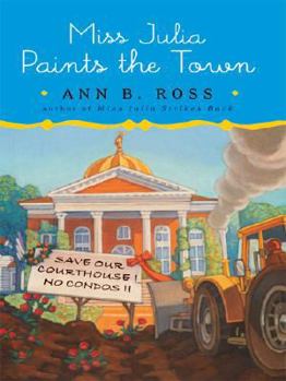 Hardcover Miss Julia Paints the Town (Thorndike Press Large Print Core Series) [Large Print] Book