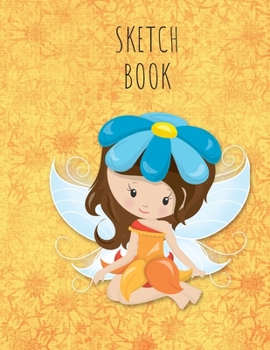 Paperback Sketch Book: For Girls 8.5x11 in @ 100 pages Book